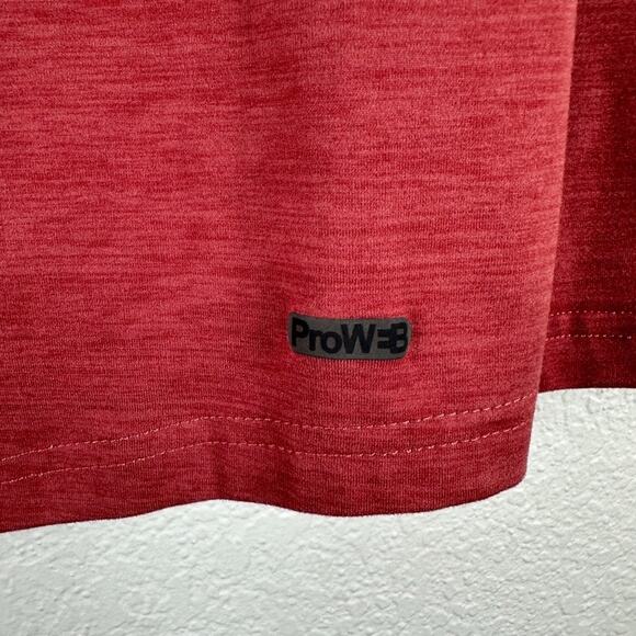 Spyder Active Quarter Zip Pullover Shirt Mens Size Small Coral - Picture 5 of 5